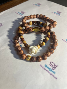 Ladies Wooden Trio Set