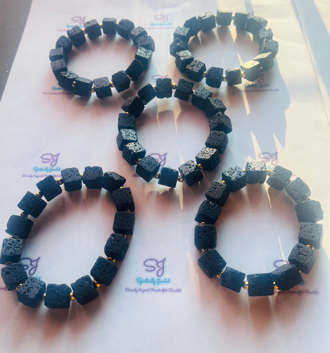 Cube Lava Bracelet