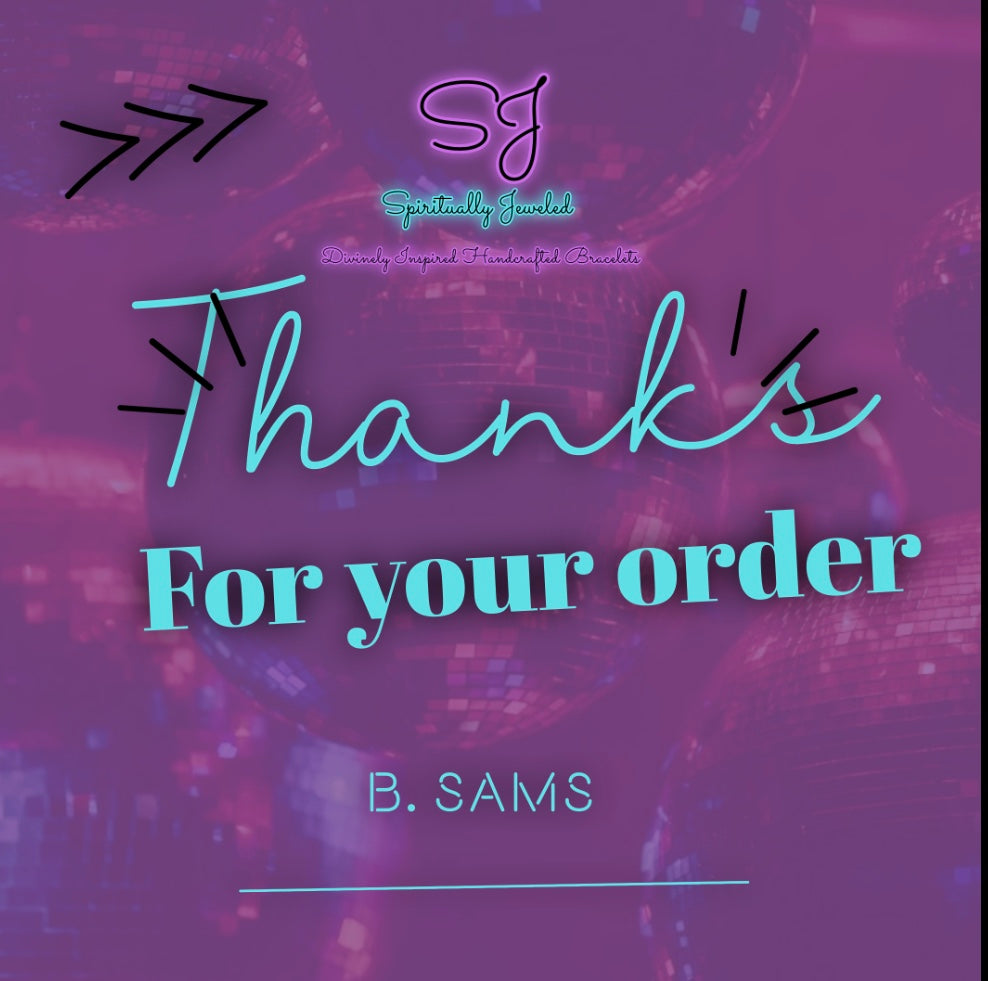 Custom Order B Sams